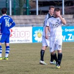 Es lief schon einmal besser: Enttäuschung bei den Stürmern Ronny Kreher (re.) und John-Benedikt Henschel. Foto: Marko Förster