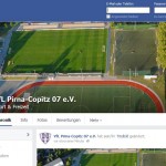 Schon über 600 &quotLikes": Die Facebookseite des VfL Pirna-Copitz.